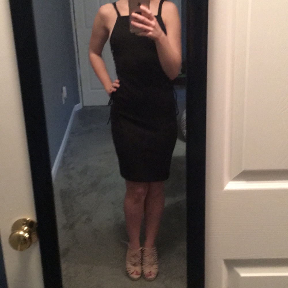 Envy Side-tie Body Con dress